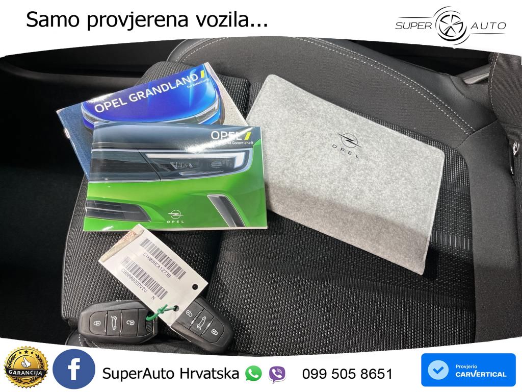 Opel Grandland 1.2i Turbo (130 KS) Automatic GS LED+GR SJED+ACC