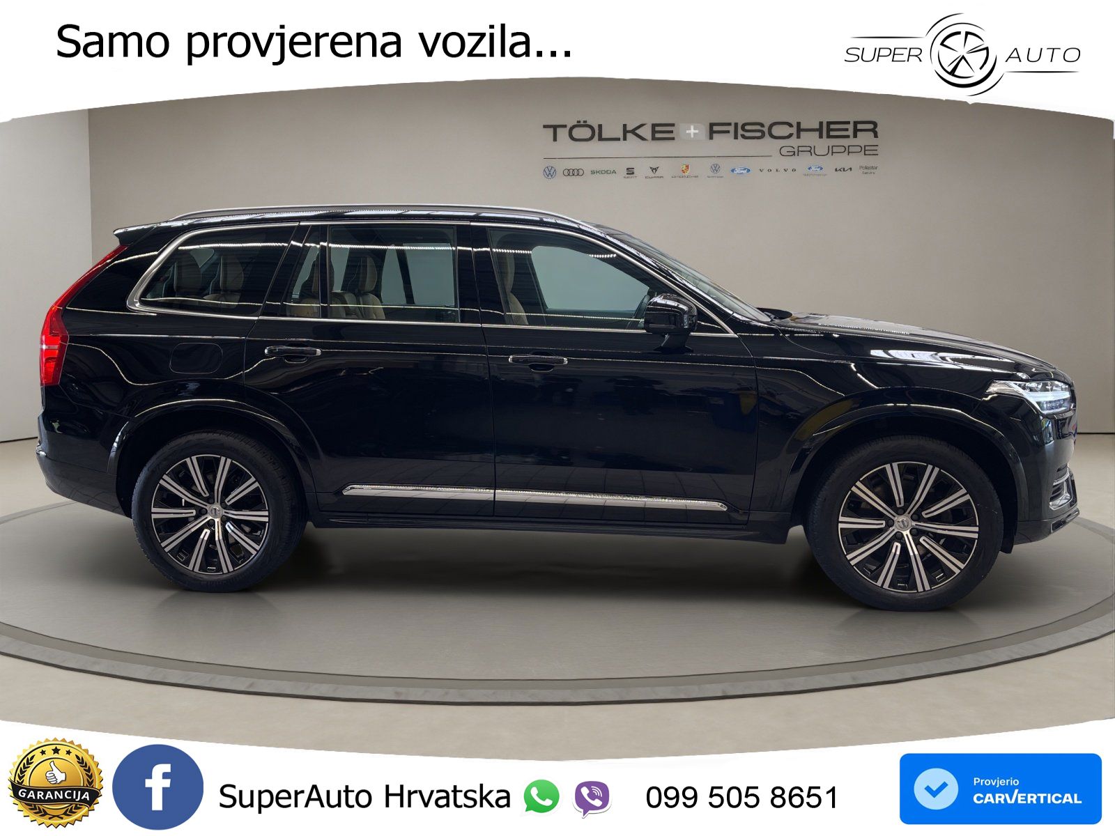Volvo XC90 2.0 B5 Diesel AWD Automatic ZRAČNI+ACC+GR SJED+KAM+PANO