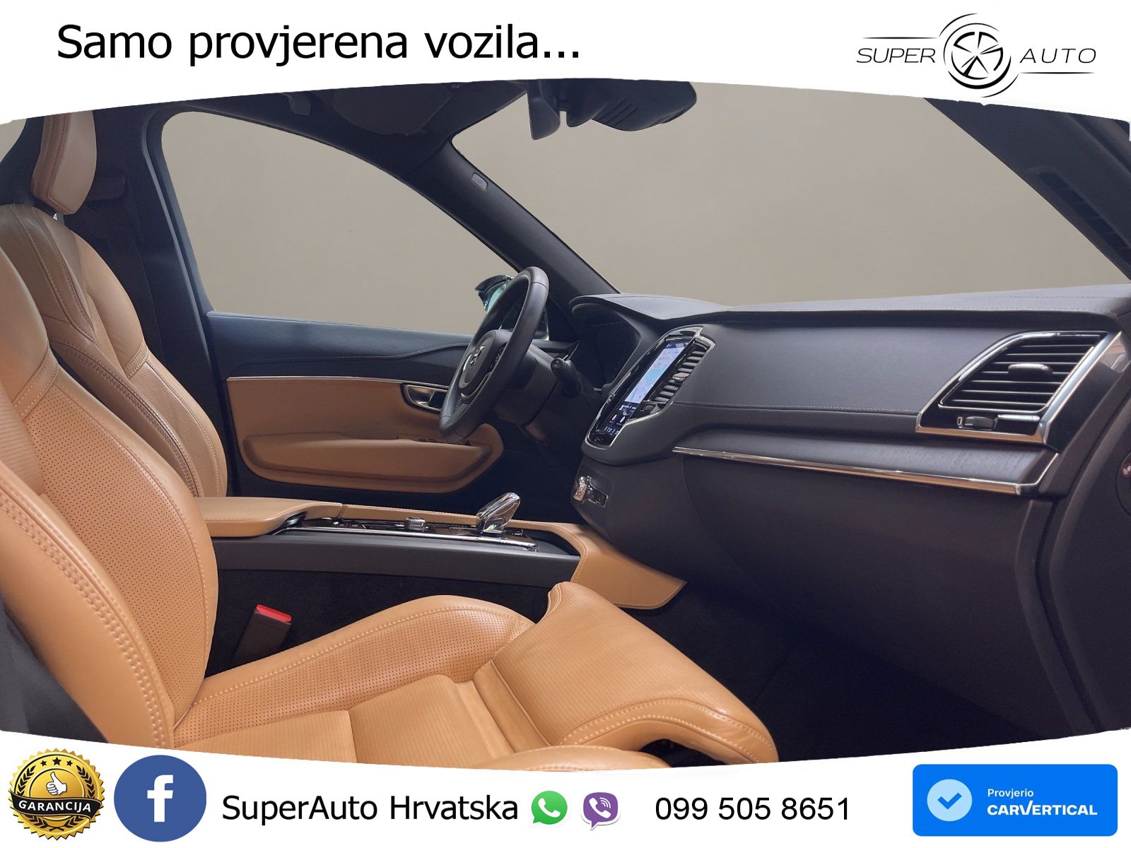 Volvo XC90 2.0 B5 Diesel AWD Automatic ZRAČNI+ACC+GR SJED+KAM+PANO