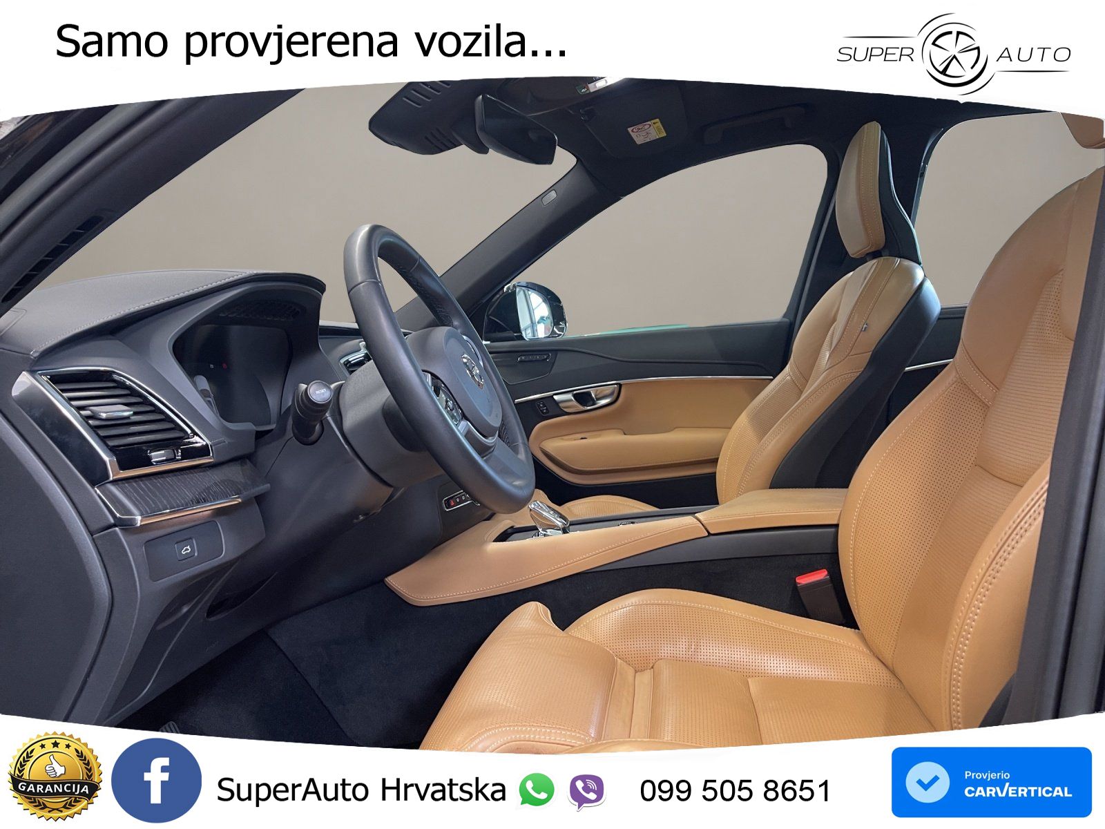 Volvo XC90 2.0 B5 Diesel AWD Automatic ZRAČNI+ACC+GR SJED+KAM+PANO