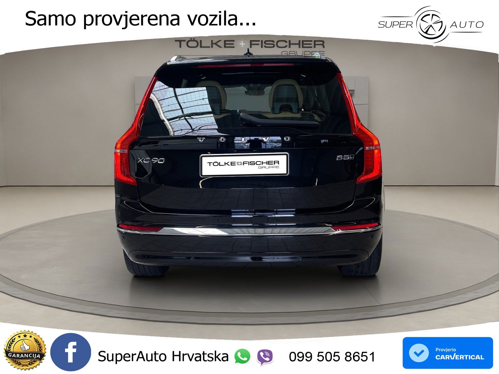 Volvo XC90 2.0 B5 Diesel AWD Automatic ZRAČNI+ACC+GR SJED+KAM+PANO