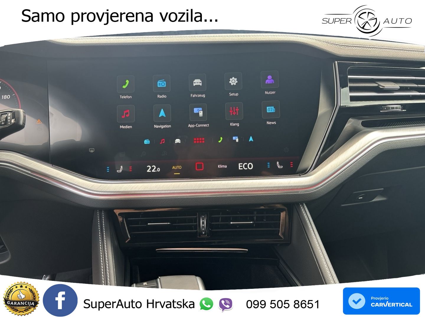 Volkswagen Touareg 3.0 V6 TDI (286 KS) 4MOTION Tiptronic ZRAČNI+ACC+GR SJED+KAM+PANO