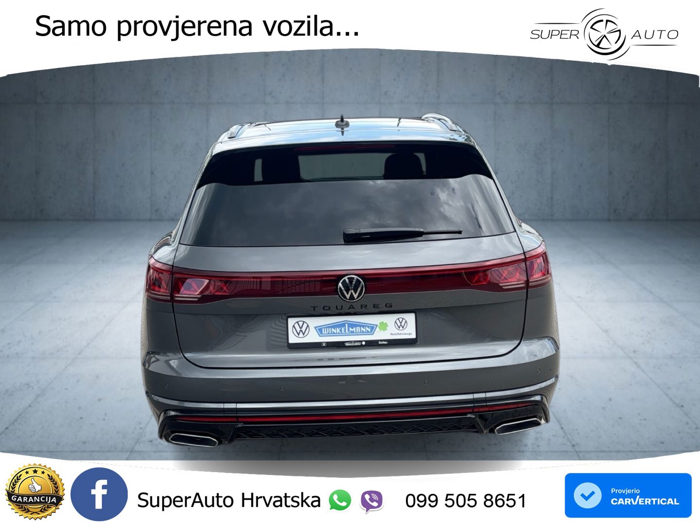 Volkswagen Touareg 3.0 V6 TDI (286 KS) 4MOTION Tiptronic ZRAČNI+ACC+GR SJED+KAM+PANO