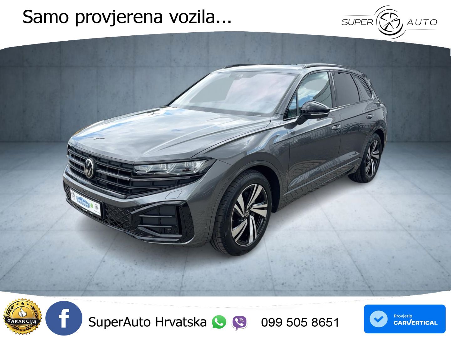 Volkswagen Touareg 3.0 V6 TDI (286 KS) 4MOTION Tiptronic ZRAČNI+ACC+GR SJED+KAM+PANO