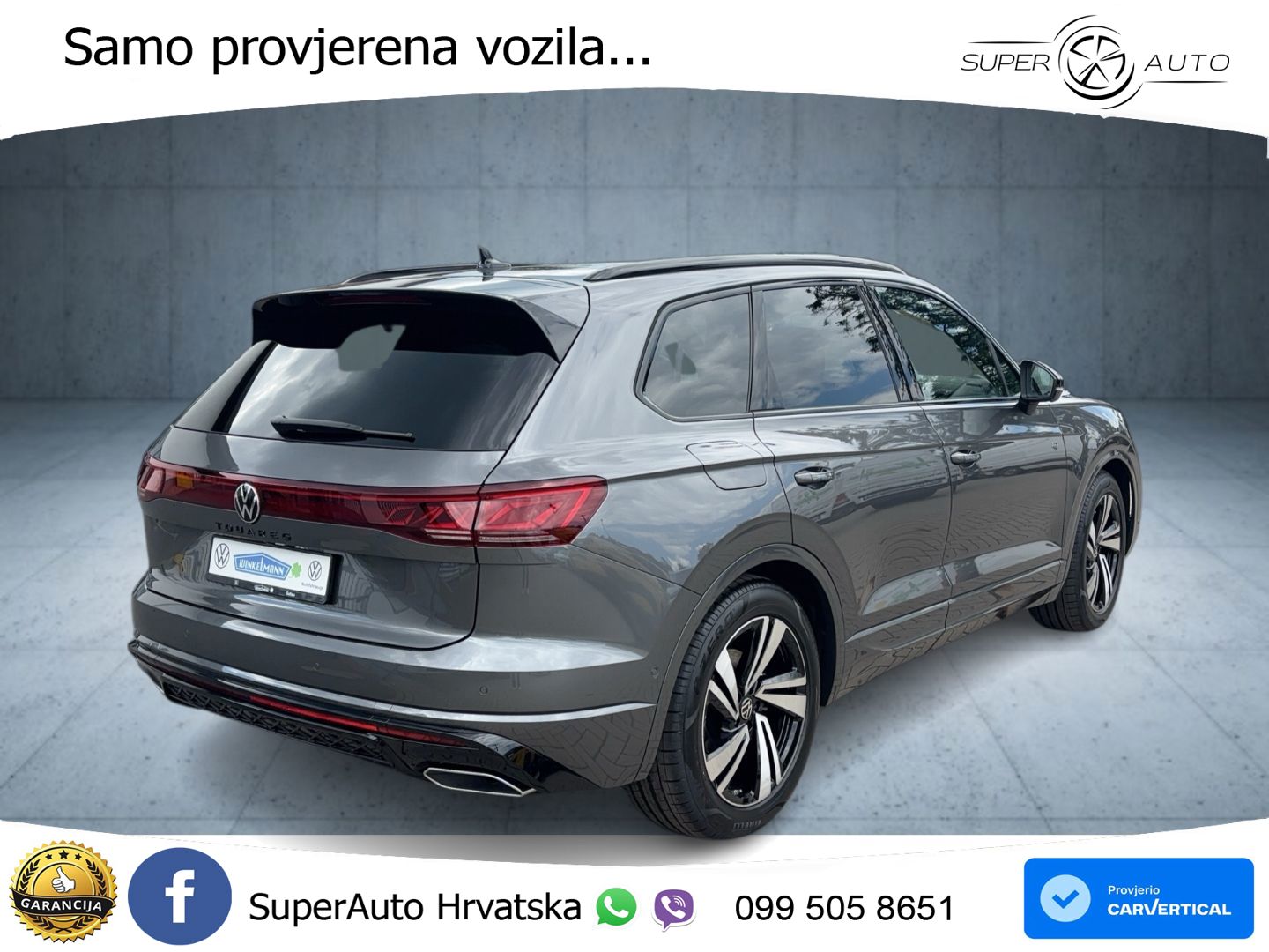 Volkswagen Touareg 3.0 V6 TDI (286 KS) 4MOTION Tiptronic ZRAČNI+ACC+GR SJED+KAM+PANO