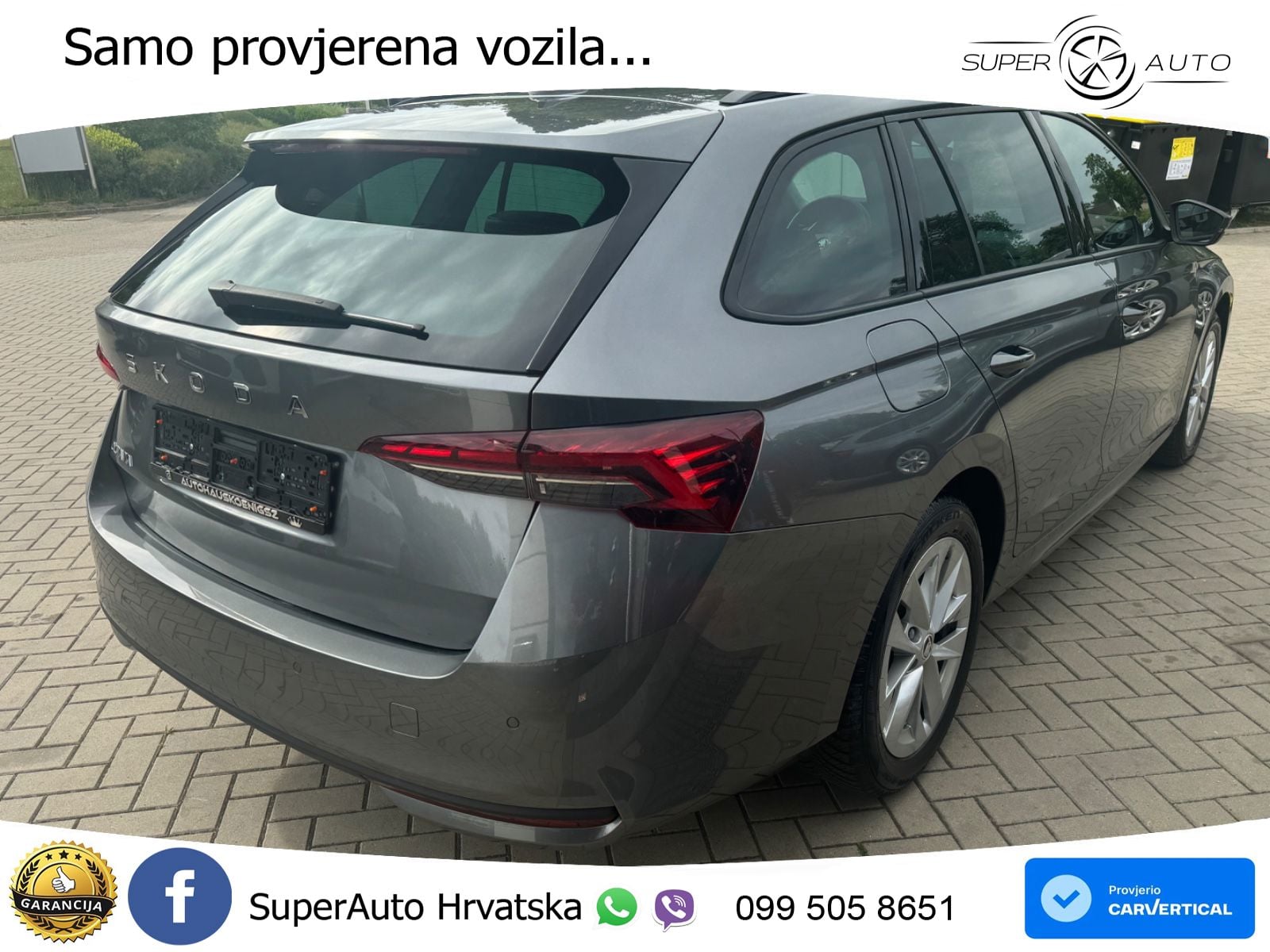 Škoda Octavia Combi 2.0 TDI (150 KS) DSG Selection LED+GR SJED+ACC