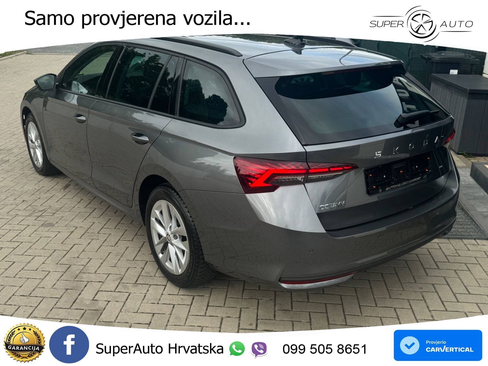Škoda Octavia Combi 2.0 TDI (150 KS) DSG Selection LED+GR SJED+ACC