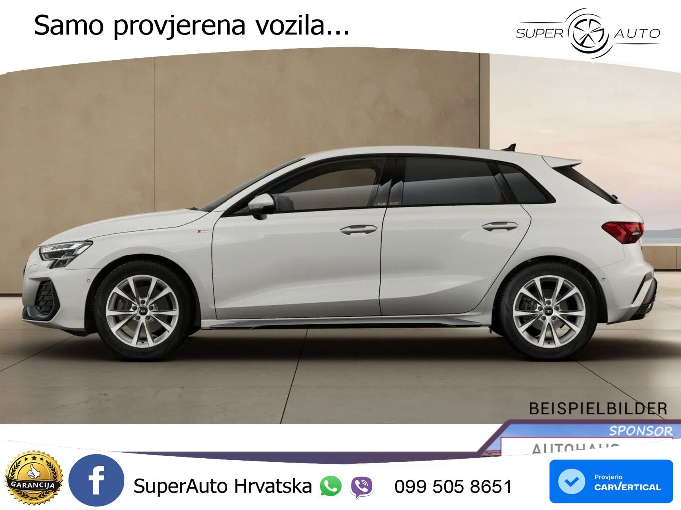 Audi A3 Sportback 40 TFSI (204 KS) quattro S tronic S line LED+GR SJED+ACC