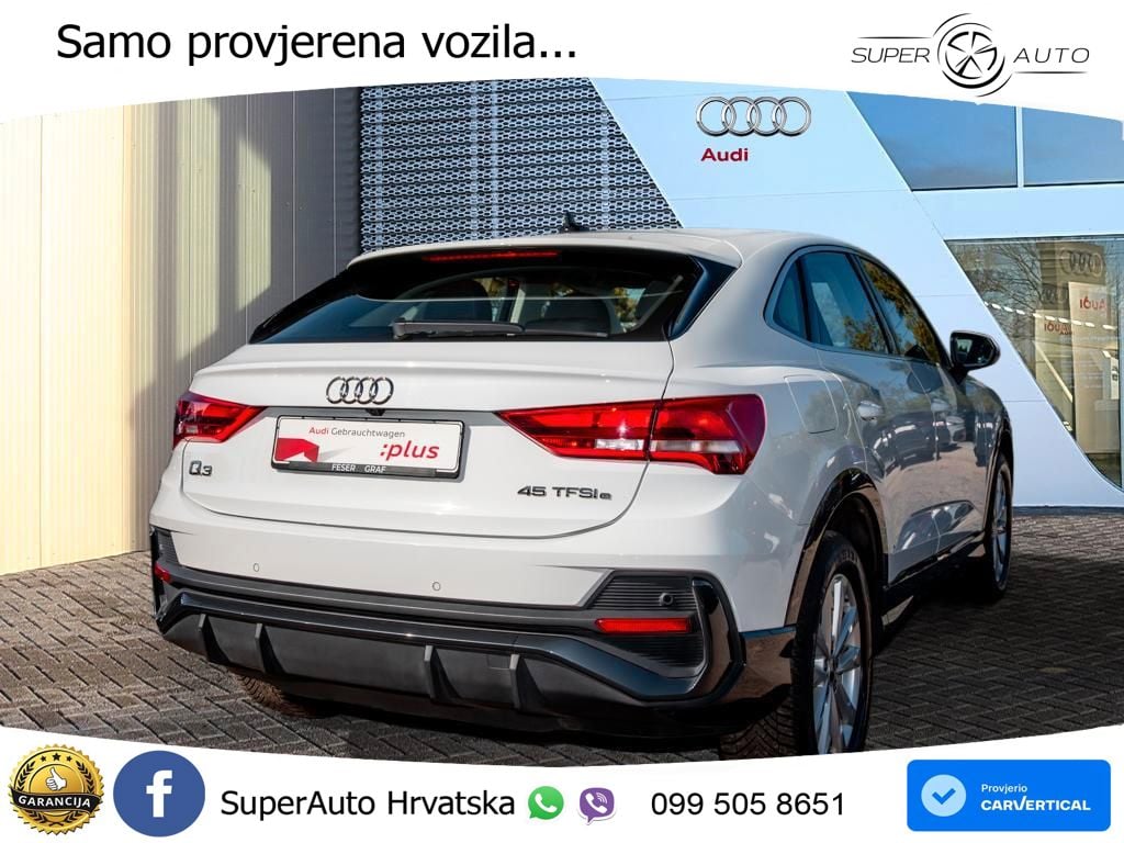 Audi Q3 Sportback 45 TFSIe (245 KS) S tronic