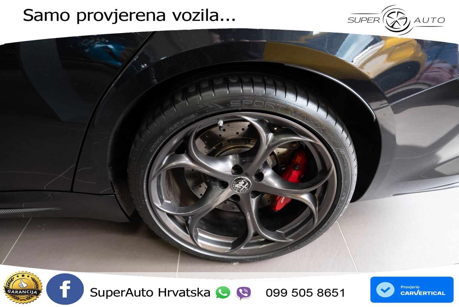 Alfa Romeo Giulia Quadrifoglio 2.9 V6 Bi-Turbo (520 KS) Automatic LED+GR SJED+ACC