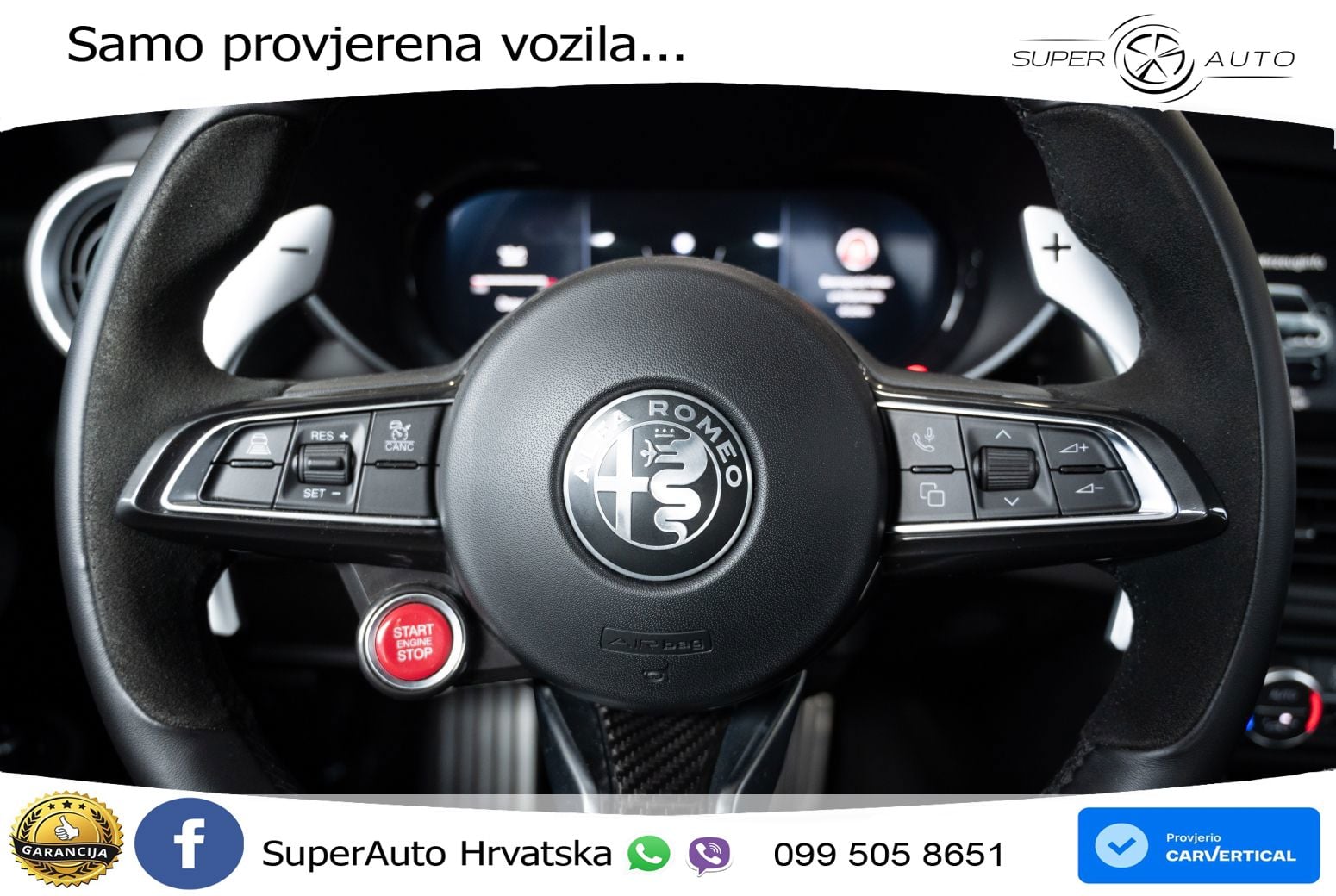 Alfa Romeo Giulia Quadrifoglio 2.9 V6 Bi-Turbo (520 KS) Automatic LED+GR SJED+ACC