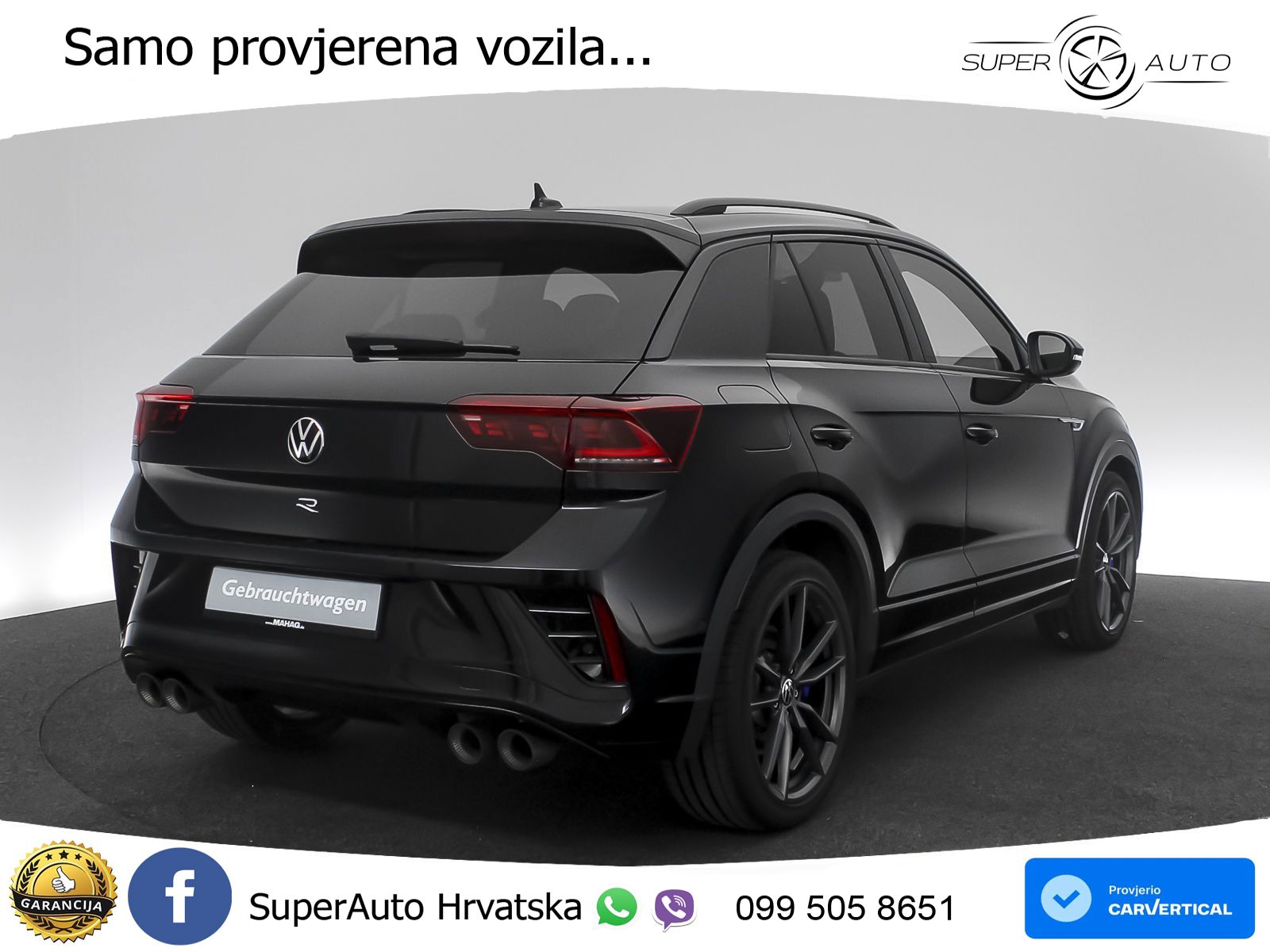 Volkswagen T-Roc I R 2.0 TSI (300 KS) OPF 4M DSG LED+GR SJED+ACC