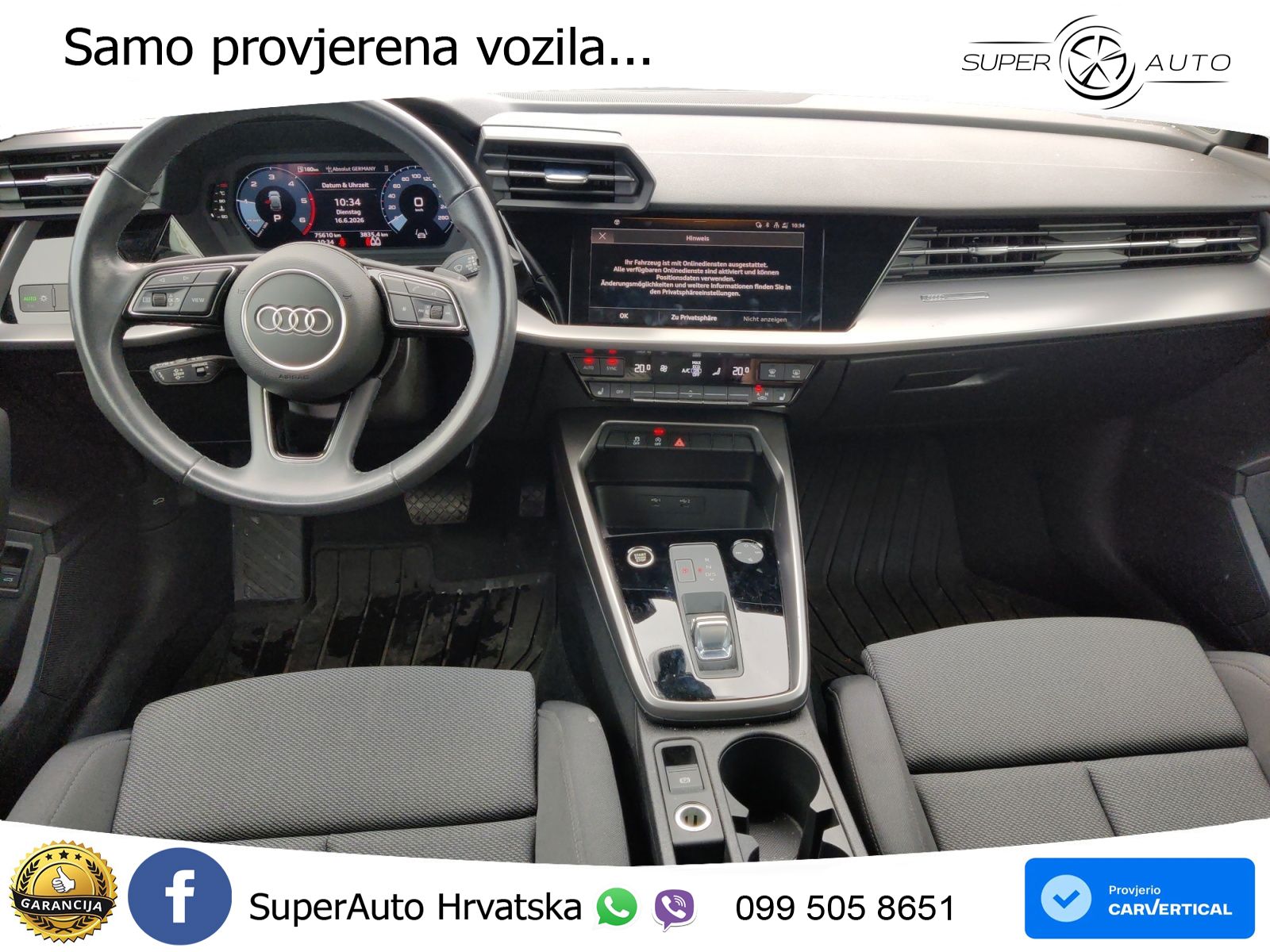 Audi A3 35 TDI (150 KS) S tronic LED+GR SJED+ACC