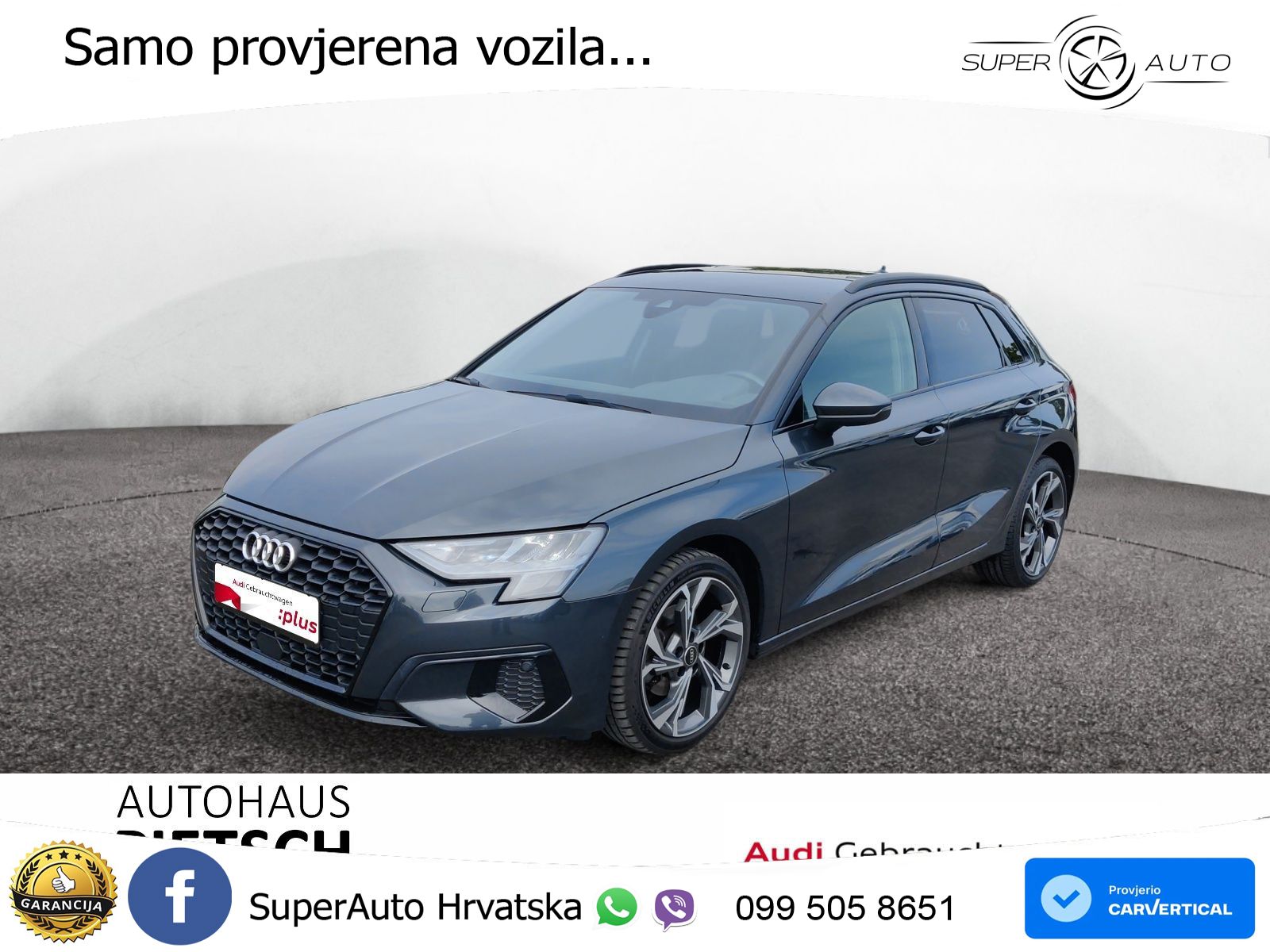 Audi A3 35 TDI (150 KS) S tronic LED+GR SJED+ACC