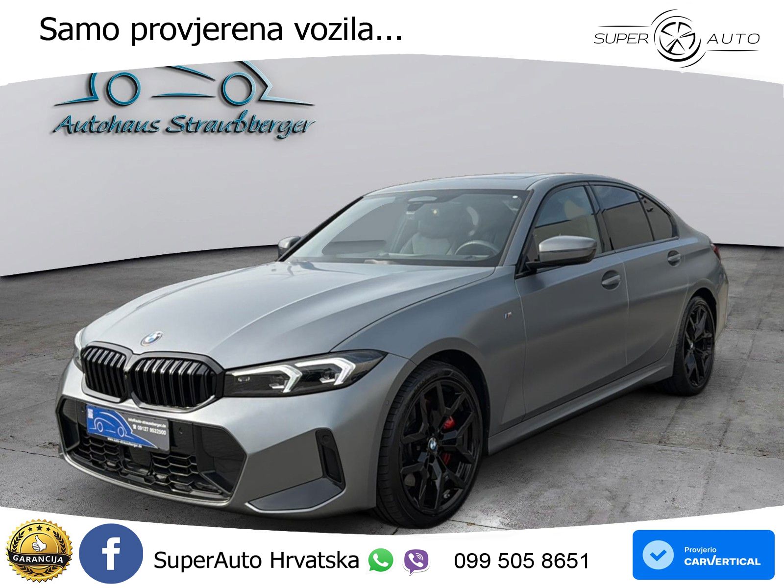 BMW 320d (190 KS) xDrive Steptronic M Sport LED+GR SJED+ACC