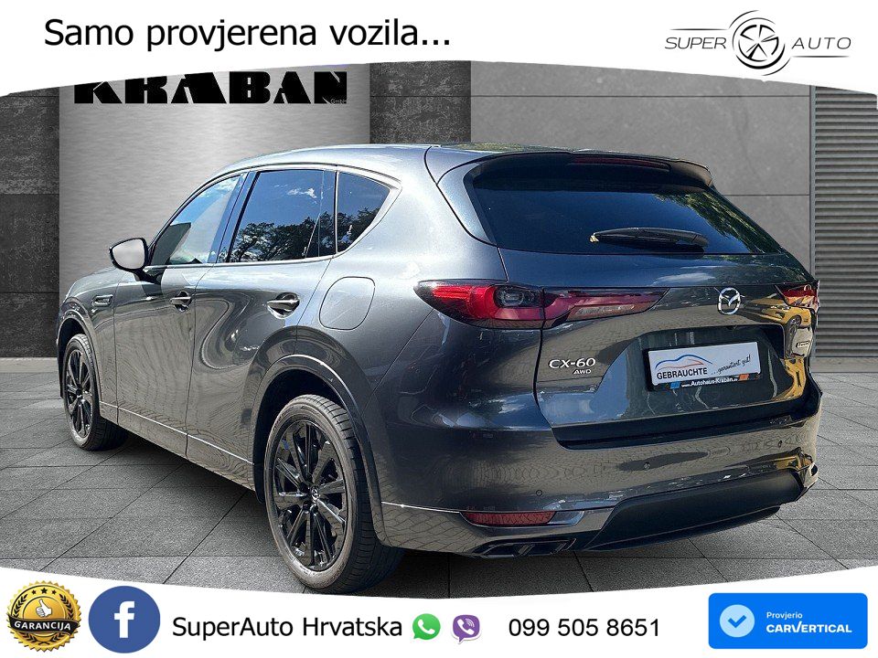 Mazda CX-60 3.3 e-Skyactiv D (254 KS) AWD Automatic LED+GR SJED+ACC