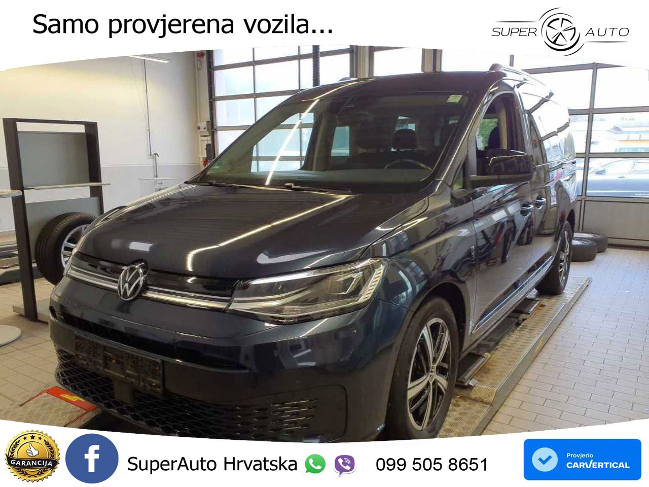 Volkswagen Caddy Maxi Style 1.5TSI +AHK+KAMERA+LED+ASSISTS+ 114 KS