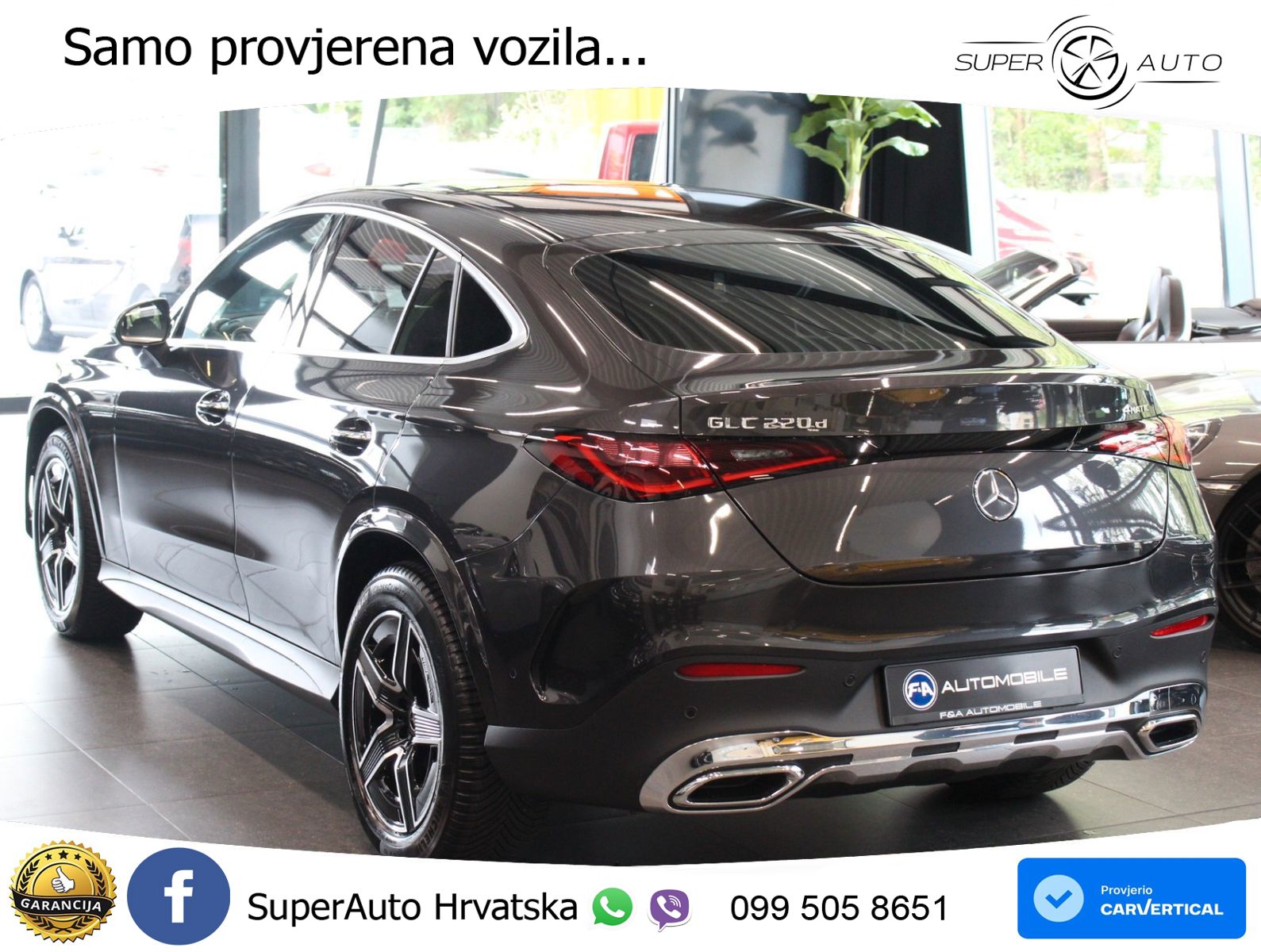 Mercedes GLC 220d (197 KS) 4MATIC 9G-TRONIC AMG ZRAČNI+ACC+GR SJED+360+PANO