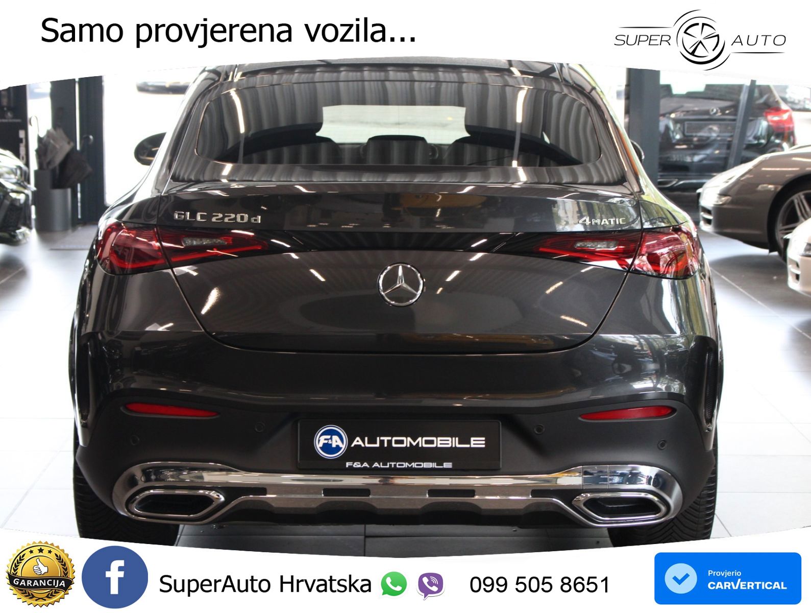 Mercedes GLC 220d (197 KS) 4MATIC 9G-TRONIC AMG ZRAČNI+ACC+GR SJED+360+PANO