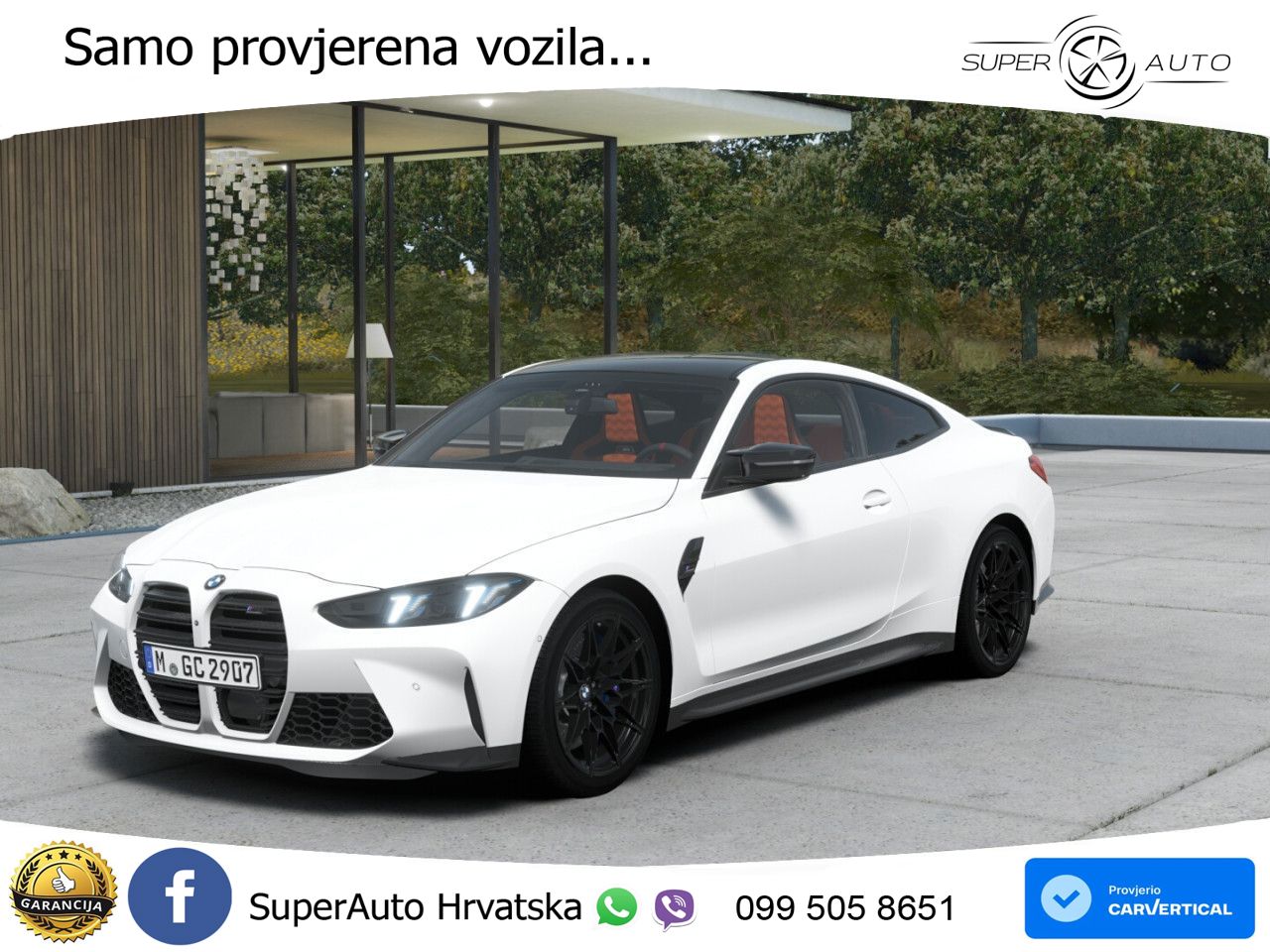BMW M4 Competition 3.0 (530 KS) xDrive Steptronic LED+GR SJED+ACC