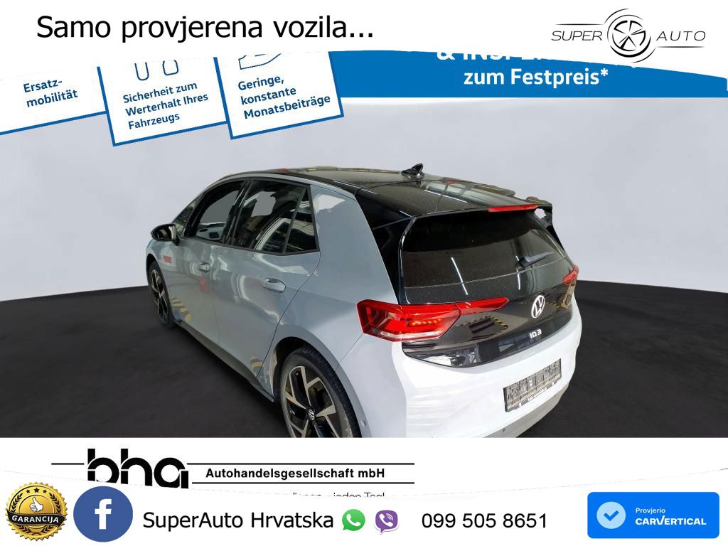 Volkswagen ID.3 Pro 62 kWh (204 KS) LED+GR SJED+ACC