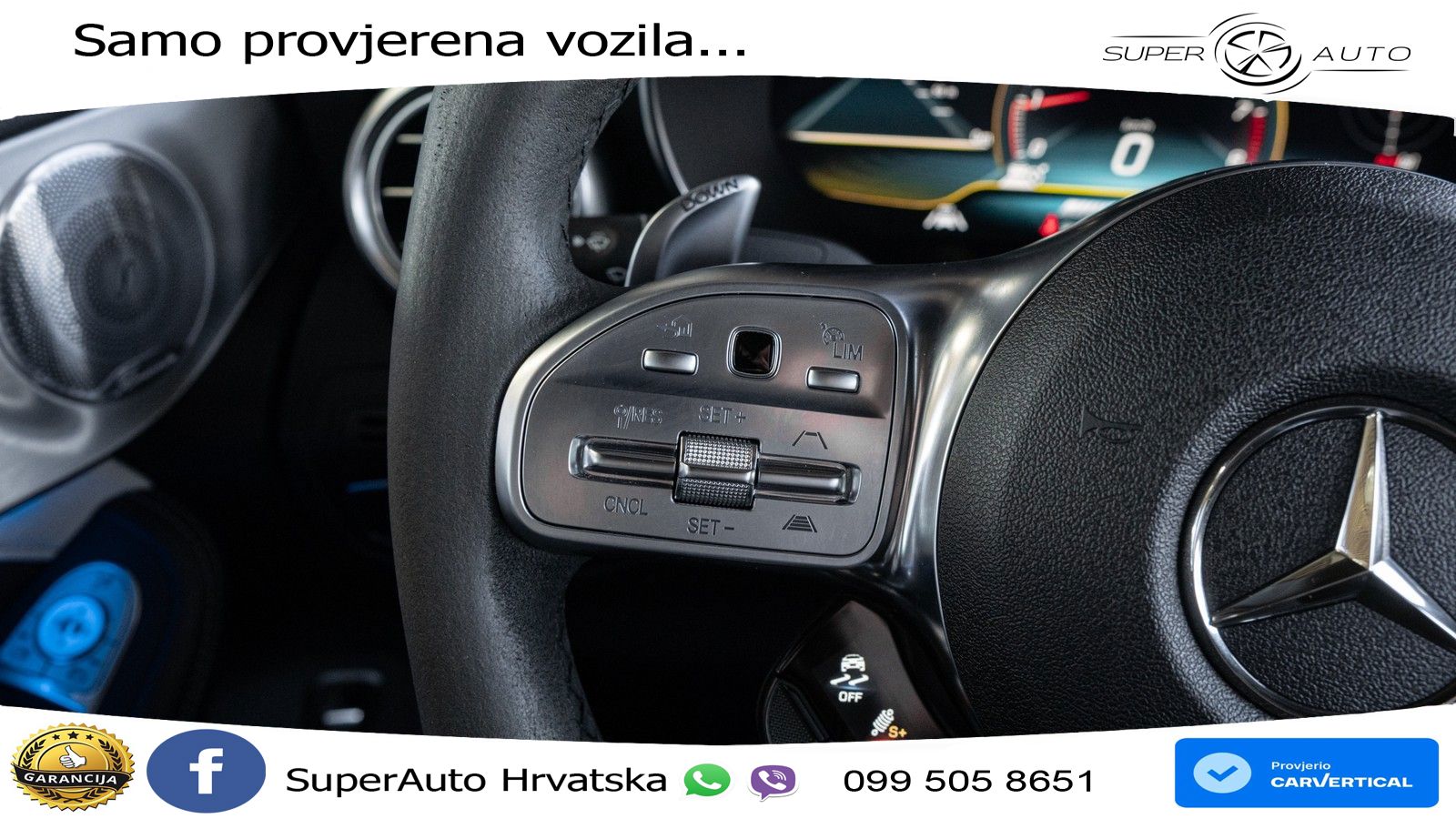 Mercedes AMG GLC 63 S V8 (510 KS) 4MATIC+ MCT ZRAČNI+ACC+GR SJED+360