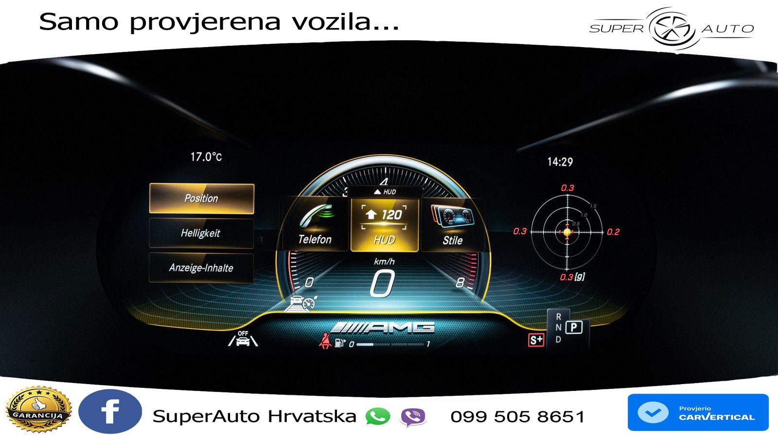 Mercedes AMG GLC 63 S V8 (510 KS) 4MATIC+ MCT ZRAČNI+ACC+GR SJED+360