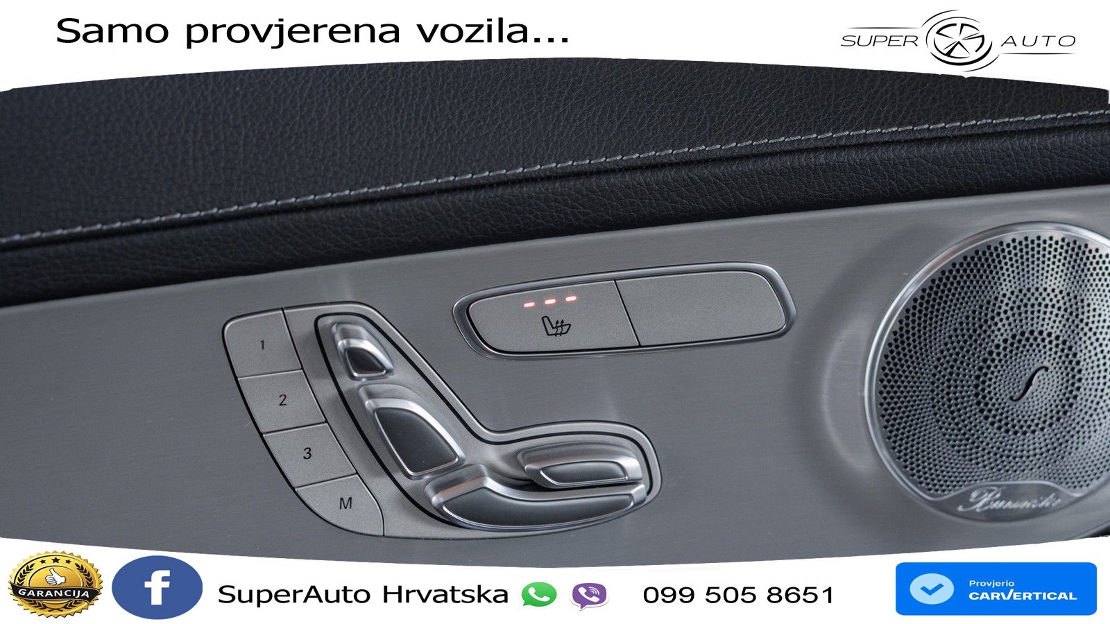 Mercedes AMG GLC 63 S V8 (510 KS) 4MATIC+ MCT ZRAČNI+ACC+GR SJED+360