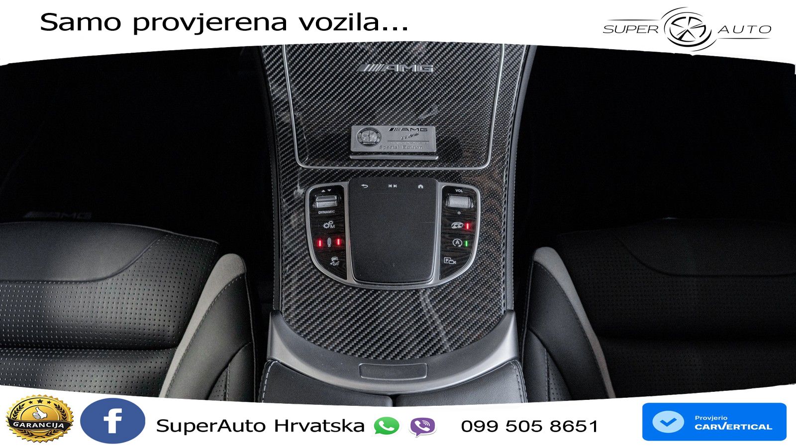 Mercedes AMG GLC 63 S V8 (510 KS) 4MATIC+ MCT ZRAČNI+ACC+GR SJED+360