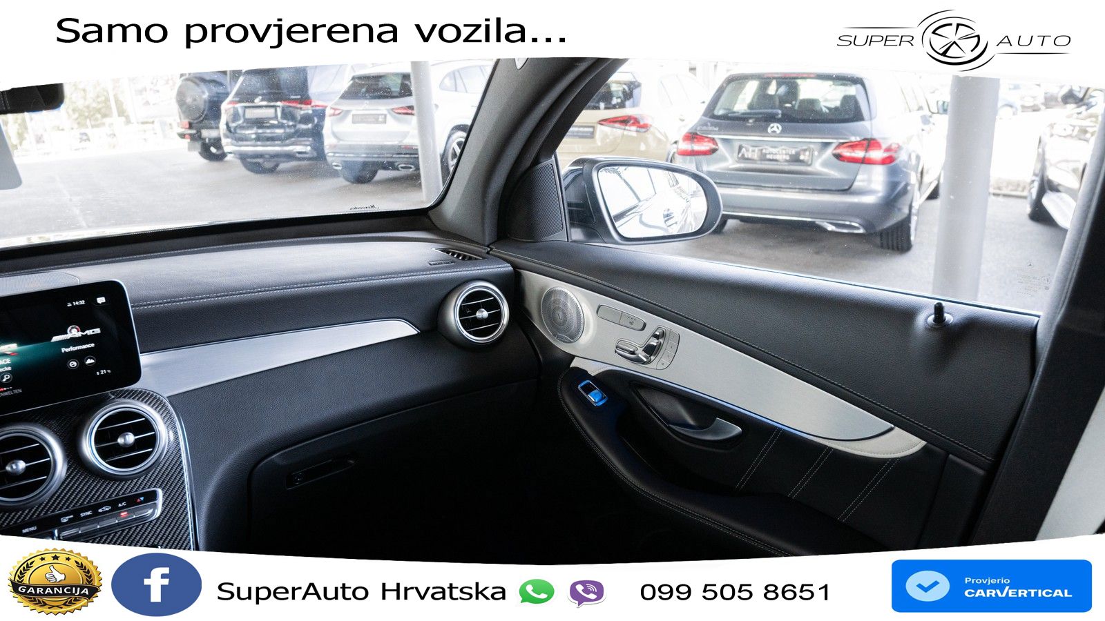 Mercedes AMG GLC 63 S V8 (510 KS) 4MATIC+ MCT ZRAČNI+ACC+GR SJED+360