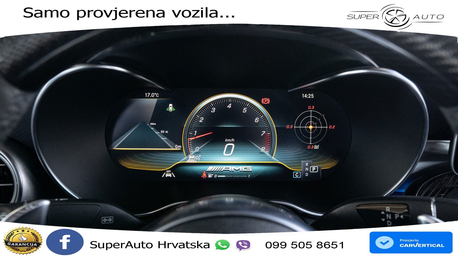 Mercedes AMG GLC 63 S V8 (510 KS) 4MATIC+ MCT ZRAČNI+ACC+GR SJED+360