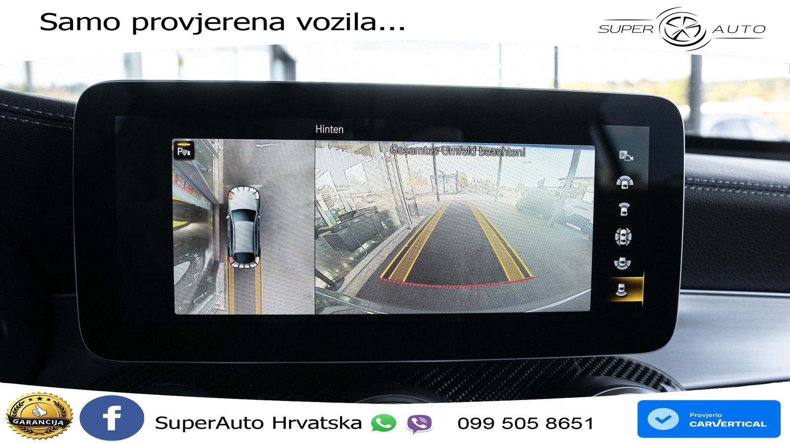 Mercedes AMG GLC 63 S V8 (510 KS) 4MATIC+ MCT ZRAČNI+ACC+GR SJED+360