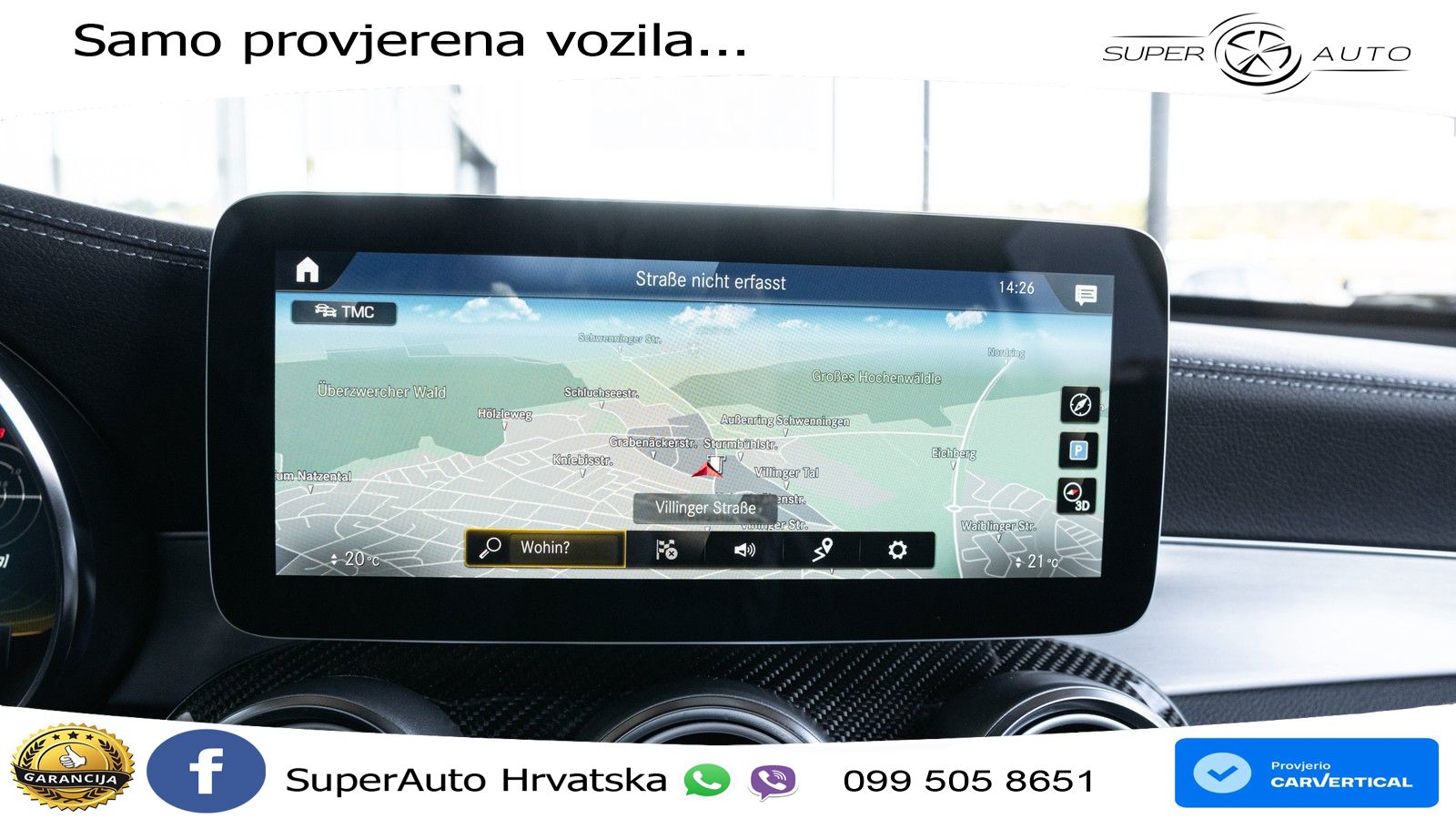 Mercedes AMG GLC 63 S V8 (510 KS) 4MATIC+ MCT ZRAČNI+ACC+GR SJED+360