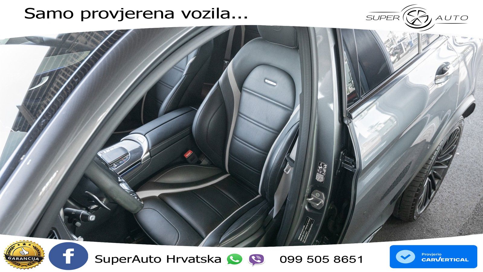 Mercedes AMG GLC 63 S V8 (510 KS) 4MATIC+ MCT ZRAČNI+ACC+GR SJED+360