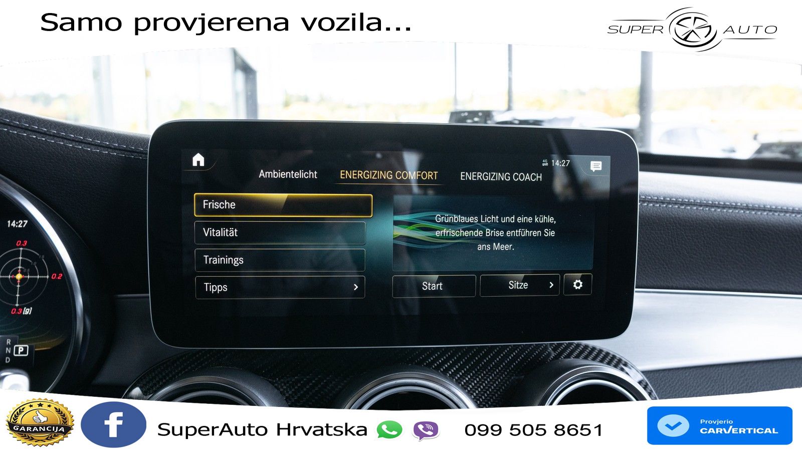 Mercedes AMG GLC 63 S V8 (510 KS) 4MATIC+ MCT ZRAČNI+ACC+GR SJED+360