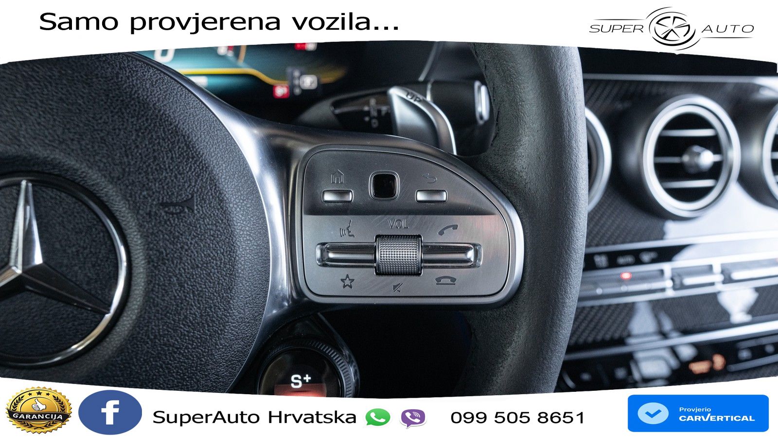Mercedes AMG GLC 63 S V8 (510 KS) 4MATIC+ MCT ZRAČNI+ACC+GR SJED+360