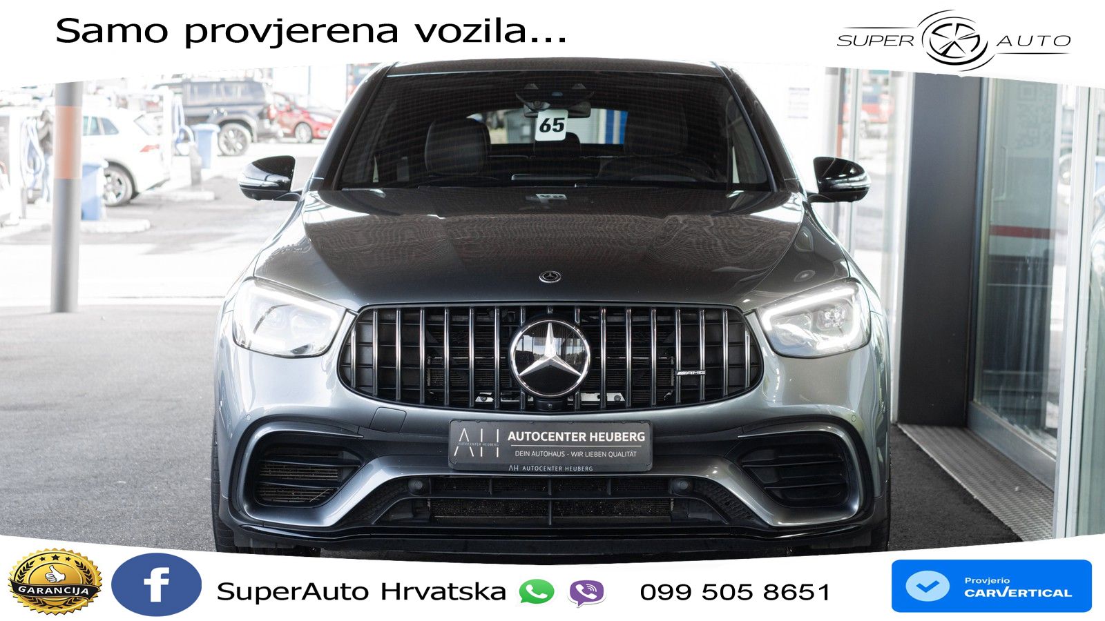 Mercedes AMG GLC 63 S V8 (510 KS) 4MATIC+ MCT ZRAČNI+ACC+GR SJED+360