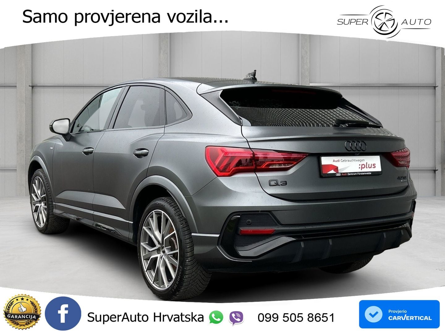 Audi Q3 Sportback 40 TDI (200 KS) quattro S tronic MATRIX+GR SJED+KAM