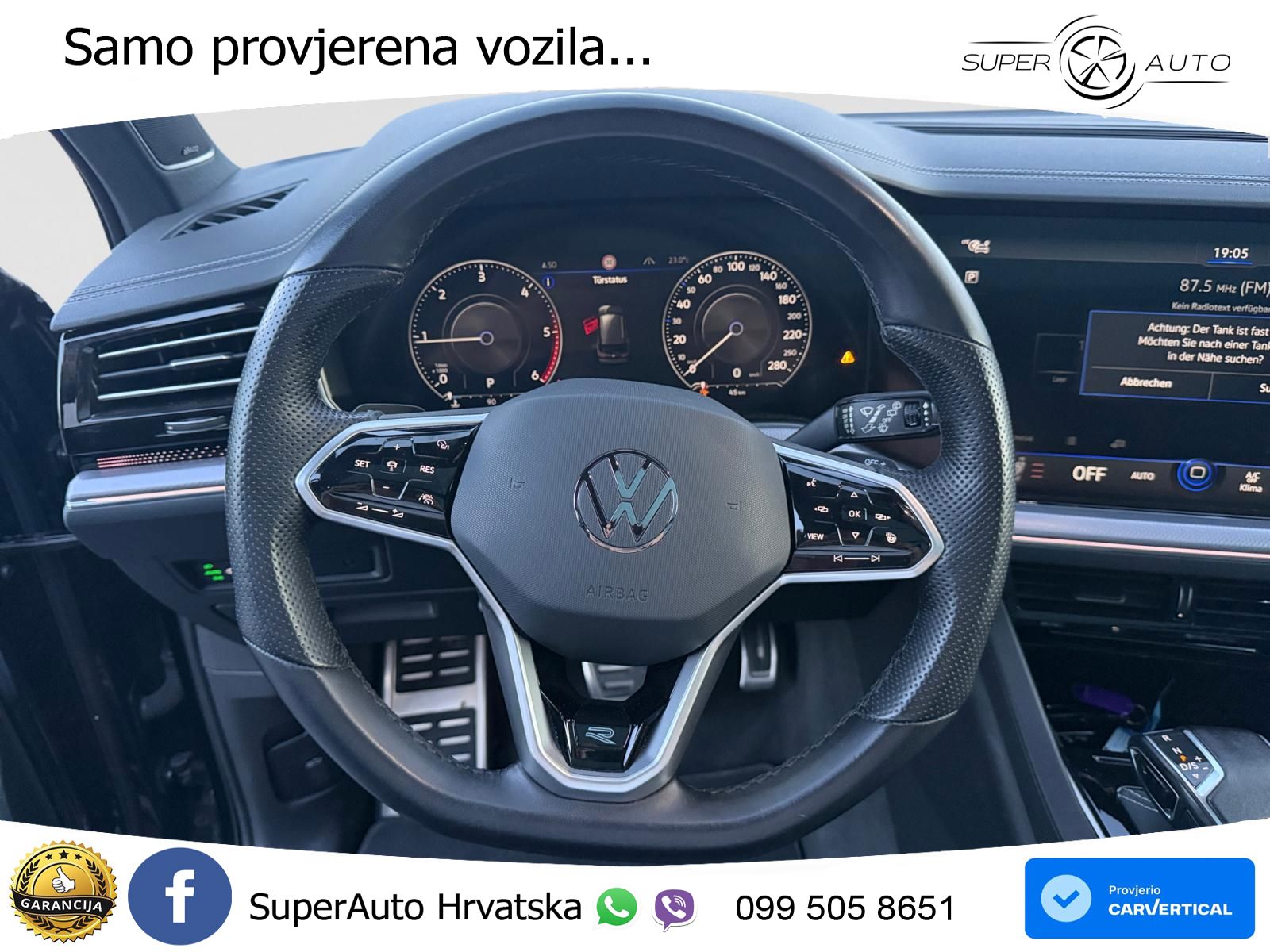 Volkswagen Touareg 3.0 V6 TDI (286 KS) 4MOTION Tiptronic R-Line ACC+HEAD+4xGR SJED+360+PANO