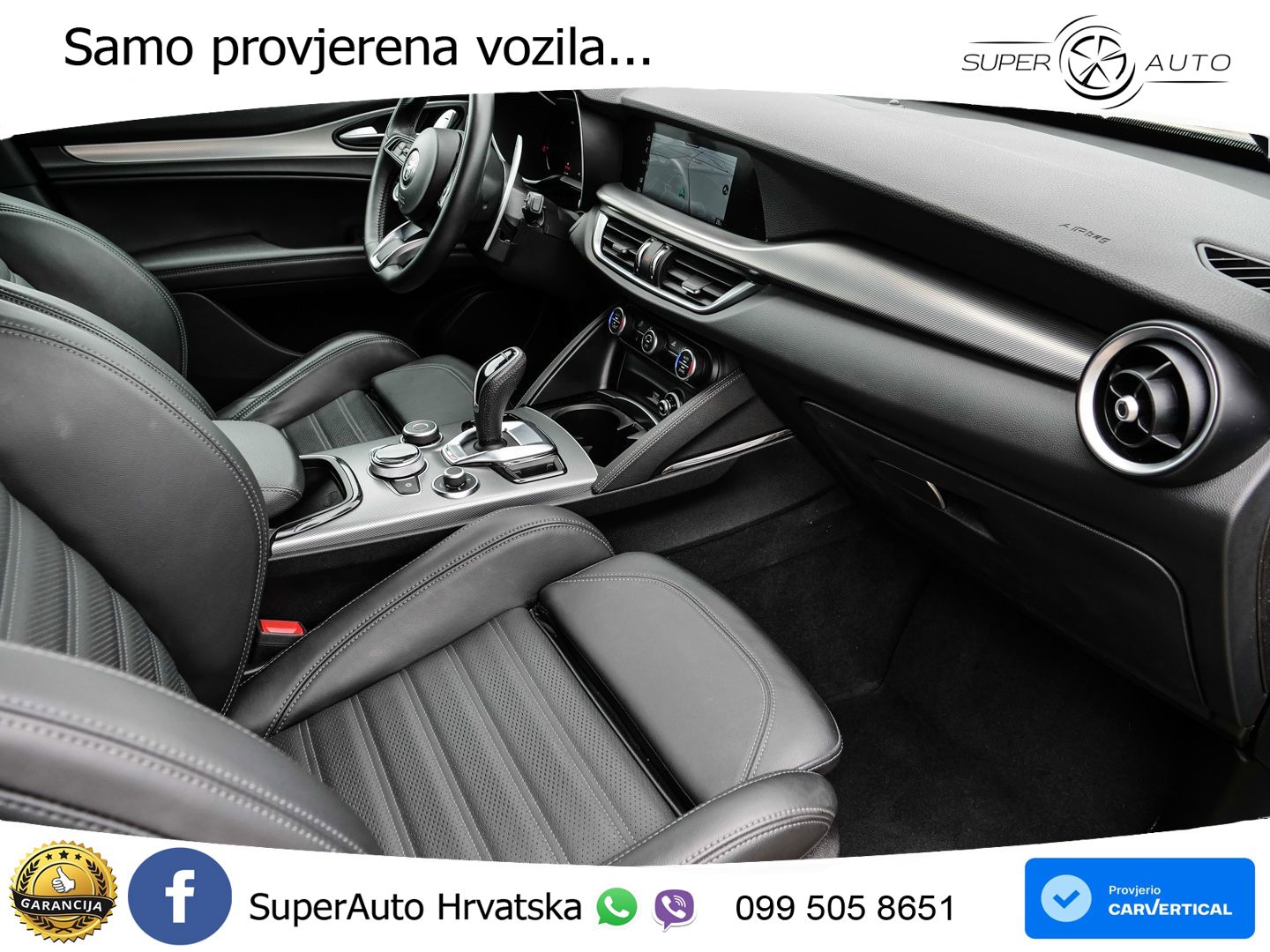 Alfa Romeo Stelvio 2.0 Turbo (280 KS) Q4 Automatic LED+GR SJED+ACC