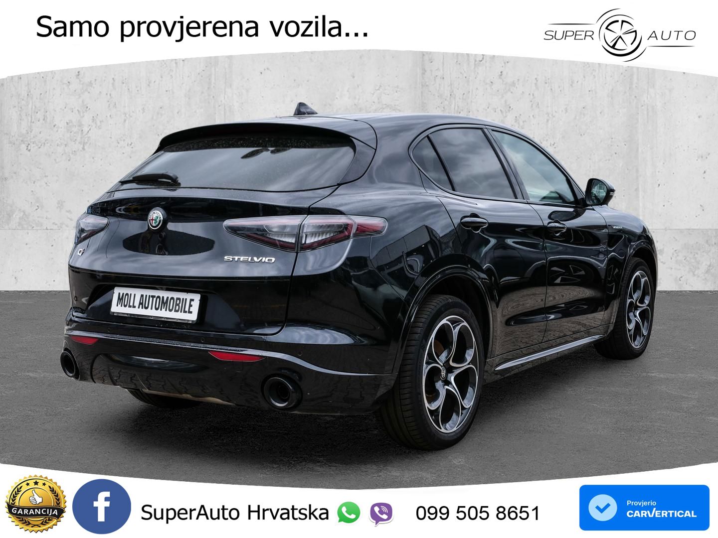 Alfa Romeo Stelvio 2.0 Turbo (280 KS) Q4 Automatic LED+GR SJED+ACC