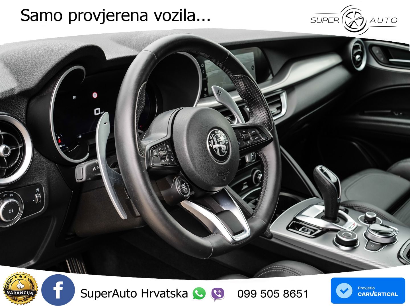 Alfa Romeo Stelvio 2.0 Turbo (280 KS) Q4 Automatic LED+GR SJED+ACC