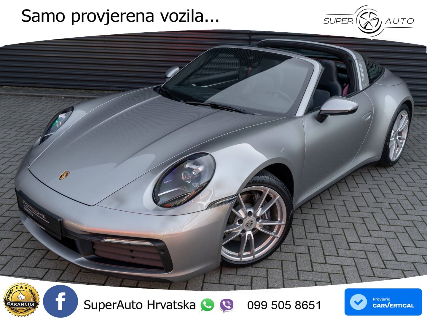 Porsche 911 Targa 4 3.0 (385 KS) PDK LED+GR SJED+ACC