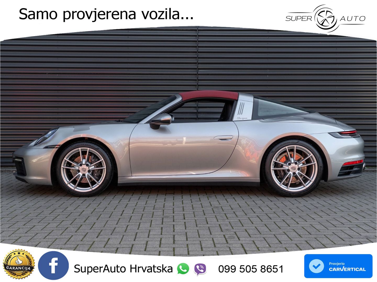 Porsche 911 Targa 4 3.0 (385 KS) PDK LED+GR SJED+ACC