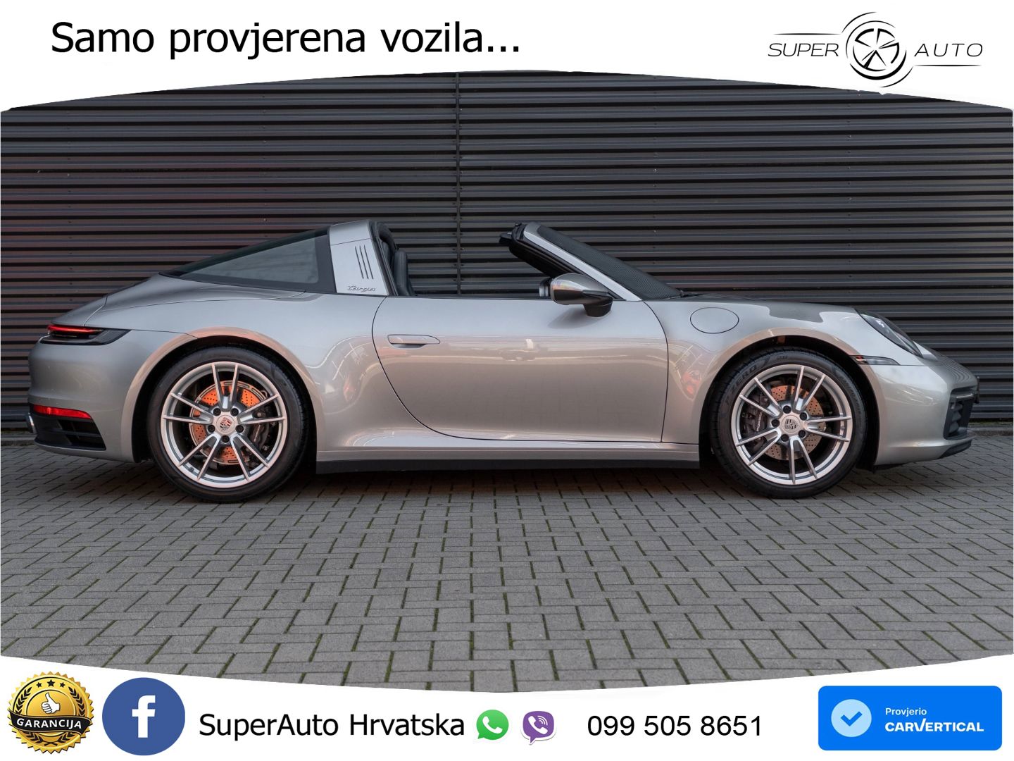 Porsche 911 Targa 4 3.0 (385 KS) PDK LED+GR SJED+ACC