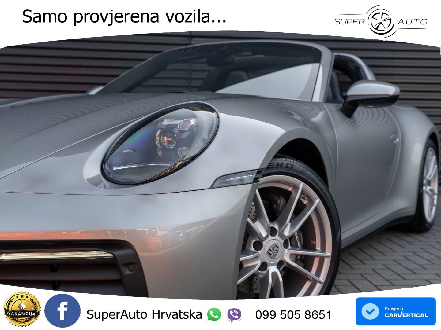 Porsche 911 Targa 4 3.0 (385 KS) PDK LED+GR SJED+ACC