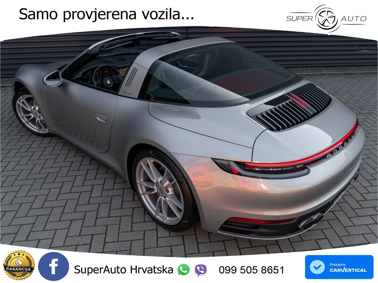 Porsche 911 Targa 4 3.0 (385 KS) PDK LED+GR SJED+ACC