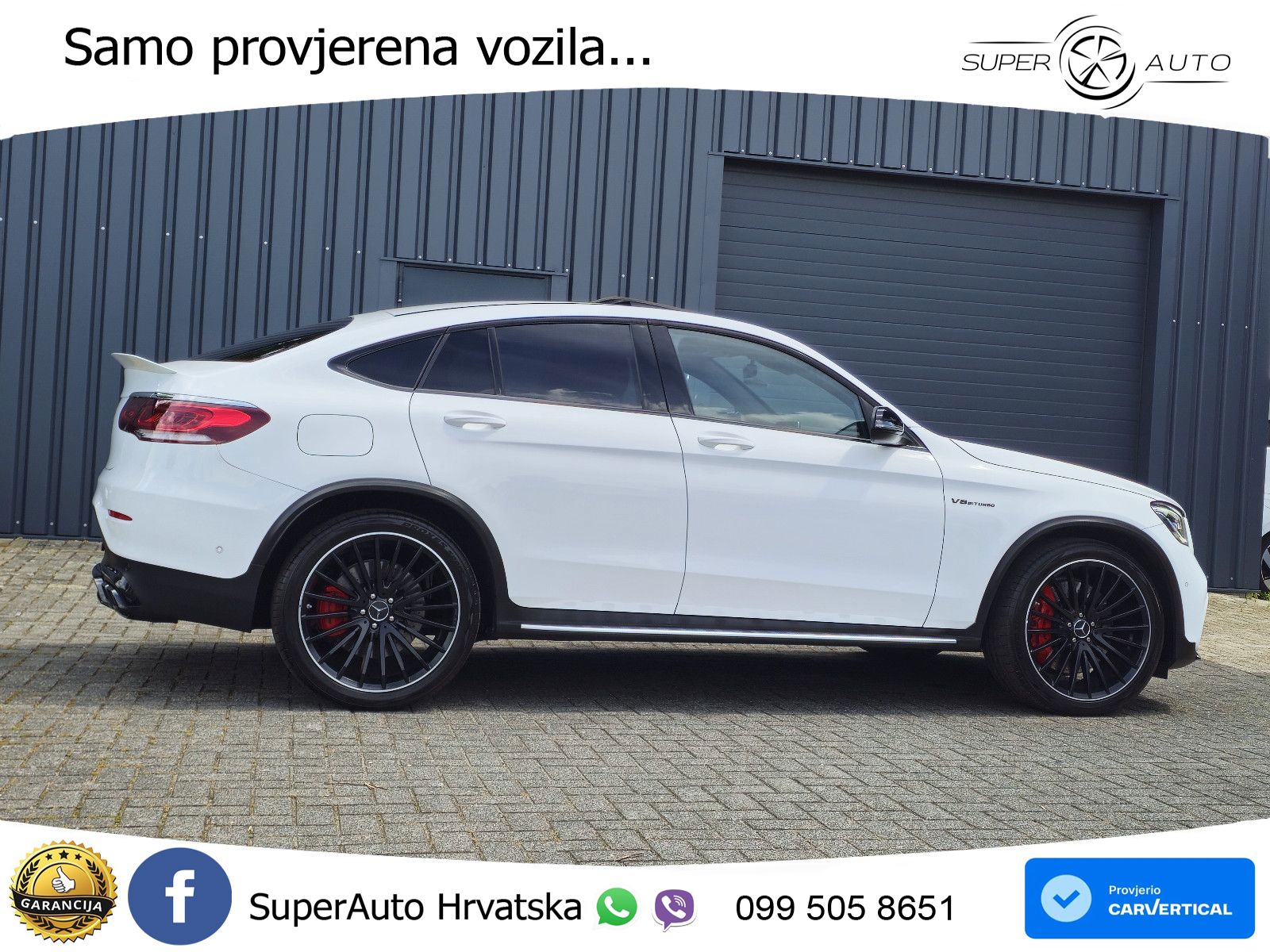Mercedes AMG GLC 63 S V8 (510 KS) 4MATIC+ MCT ZRAČNI+ACC+4xGR SJED+KAM