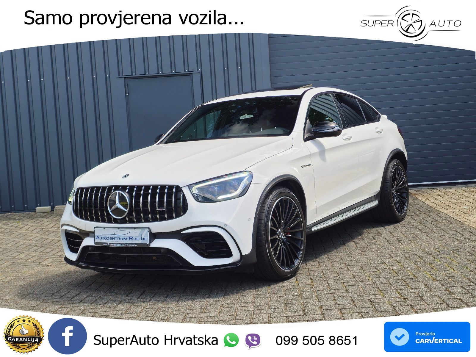 Mercedes AMG GLC 63 S V8 (510 KS) 4MATIC+ MCT ZRAČNI+ACC+4xGR SJED+KAM