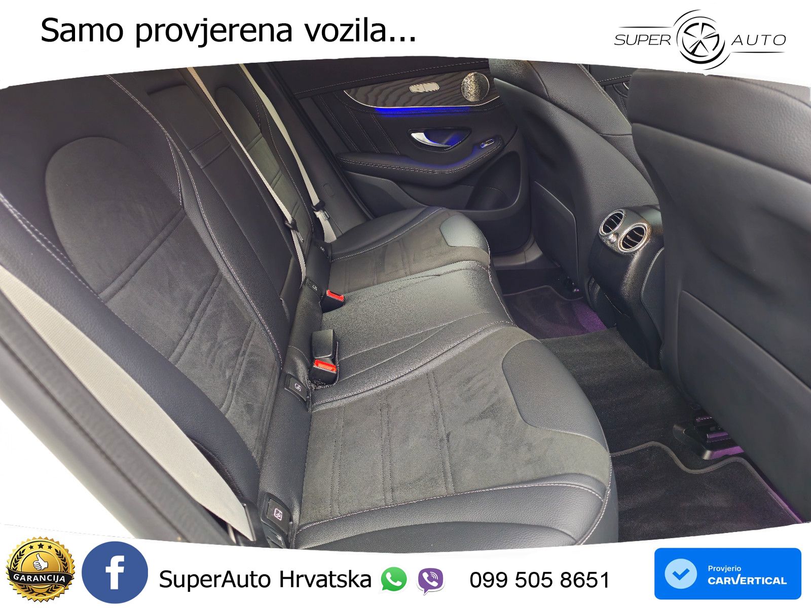 Mercedes AMG GLC 63 S V8 (510 KS) 4MATIC+ MCT ZRAČNI+ACC+4xGR SJED+KAM